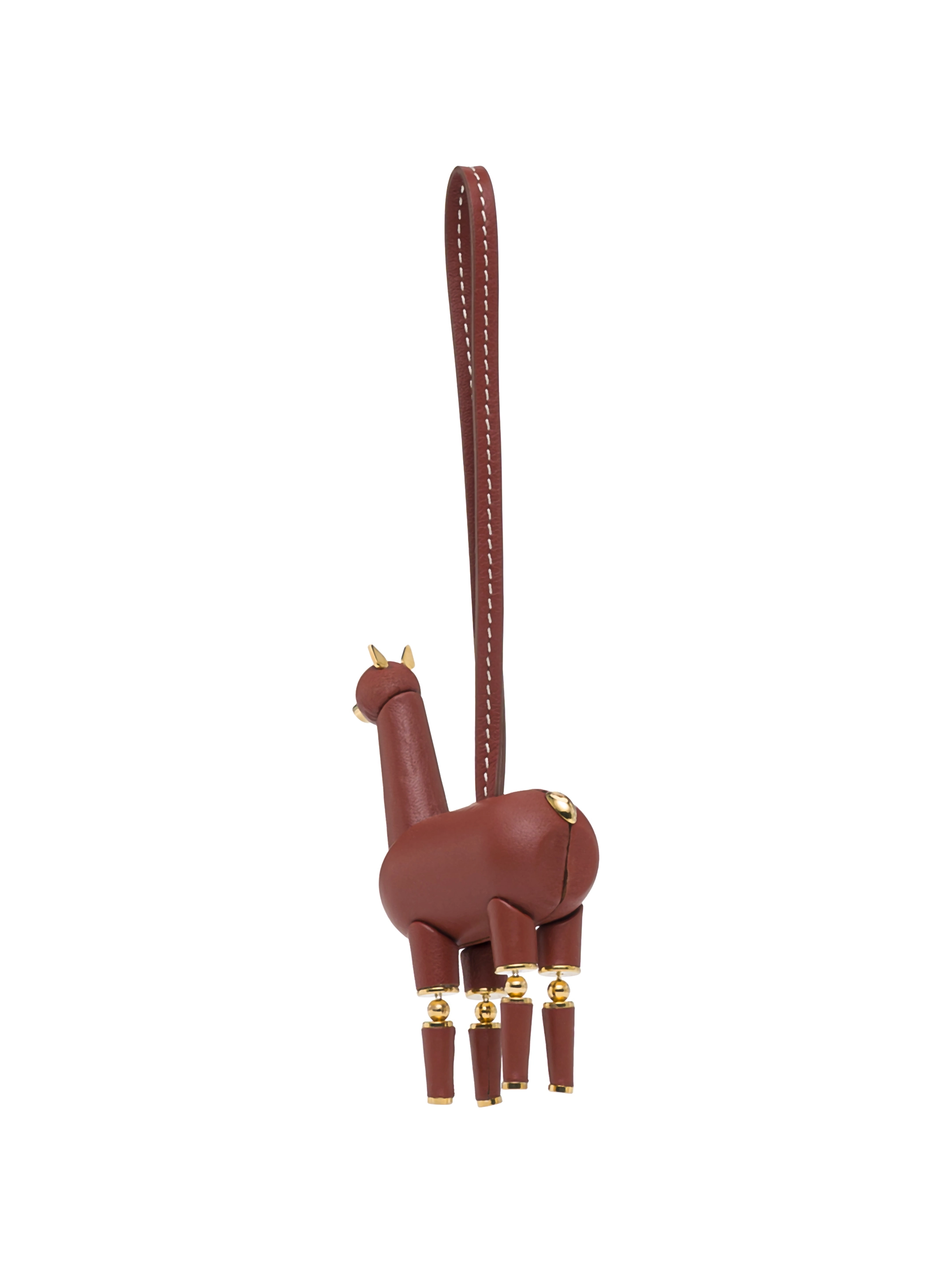 いっちーLORObear key charm Loro Piana women's Alpaca leather key chain - buy for 785700 KZT