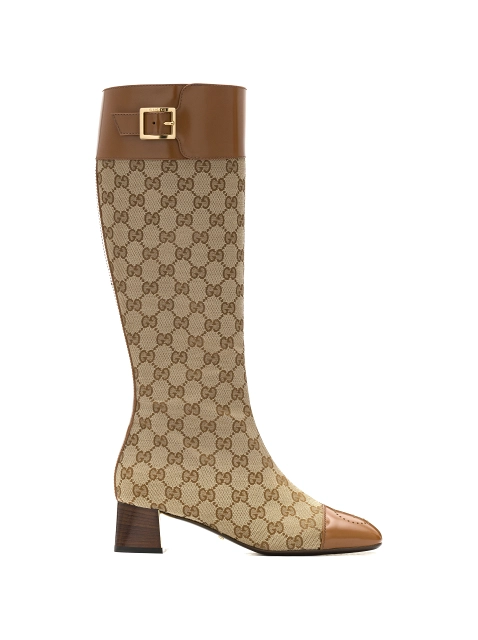 Gucci women's GG Supreme monogram High boots - buy for 821100 KZT