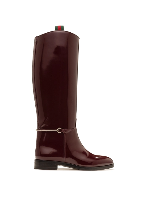 Gucci women's Horsebit patent leather high boots - buy for 1321300